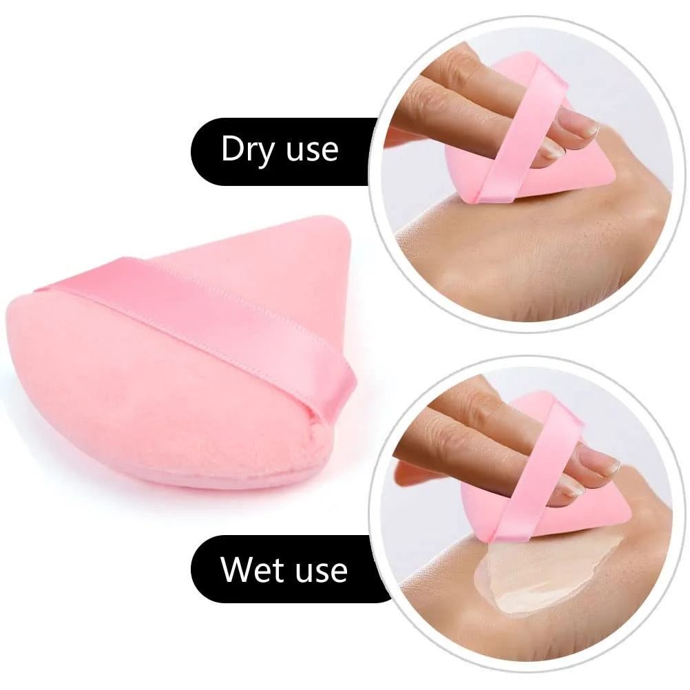 Soft Velvet Makeup Powder Puff Washable Face Sponge