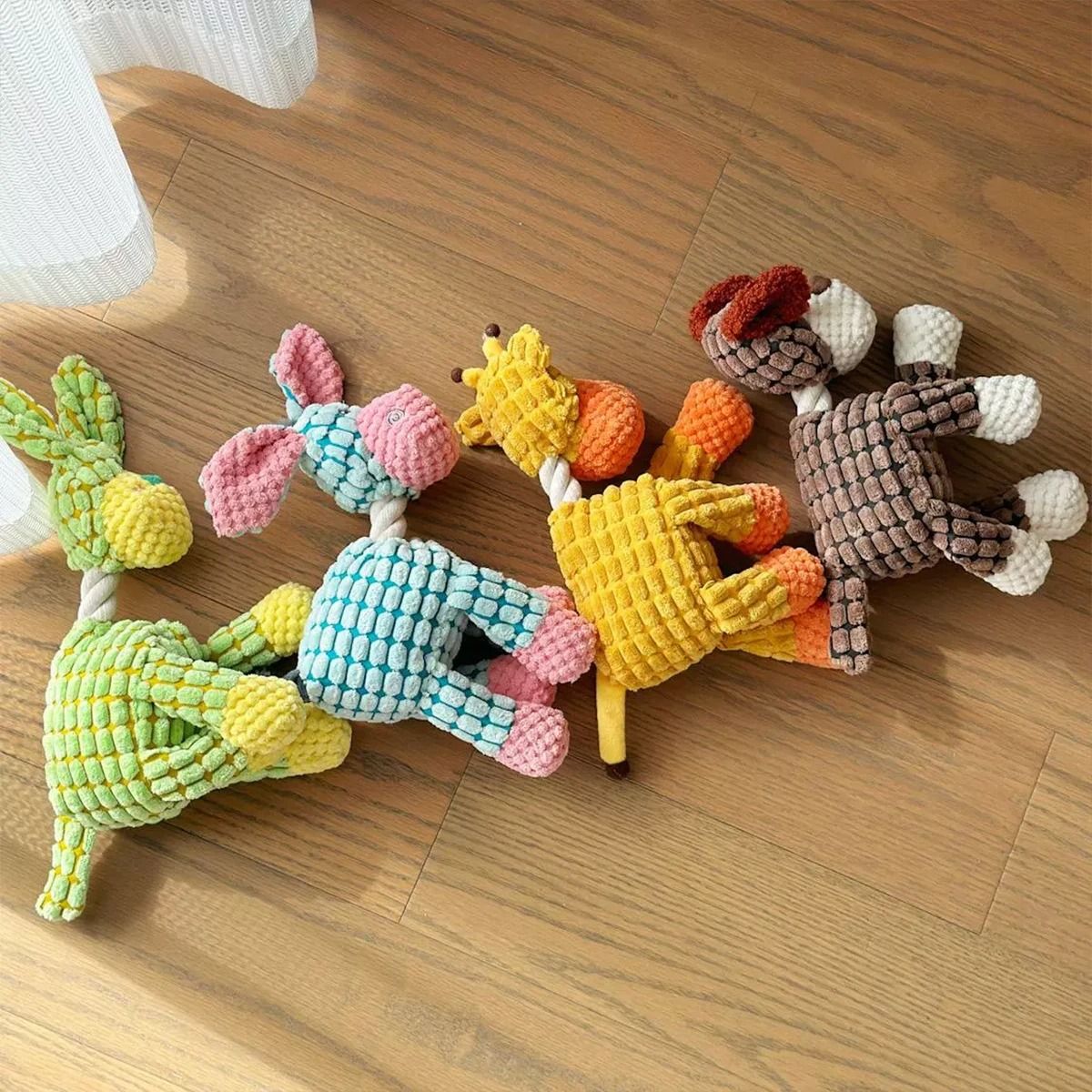 Interactive Plush Squeaky Toy