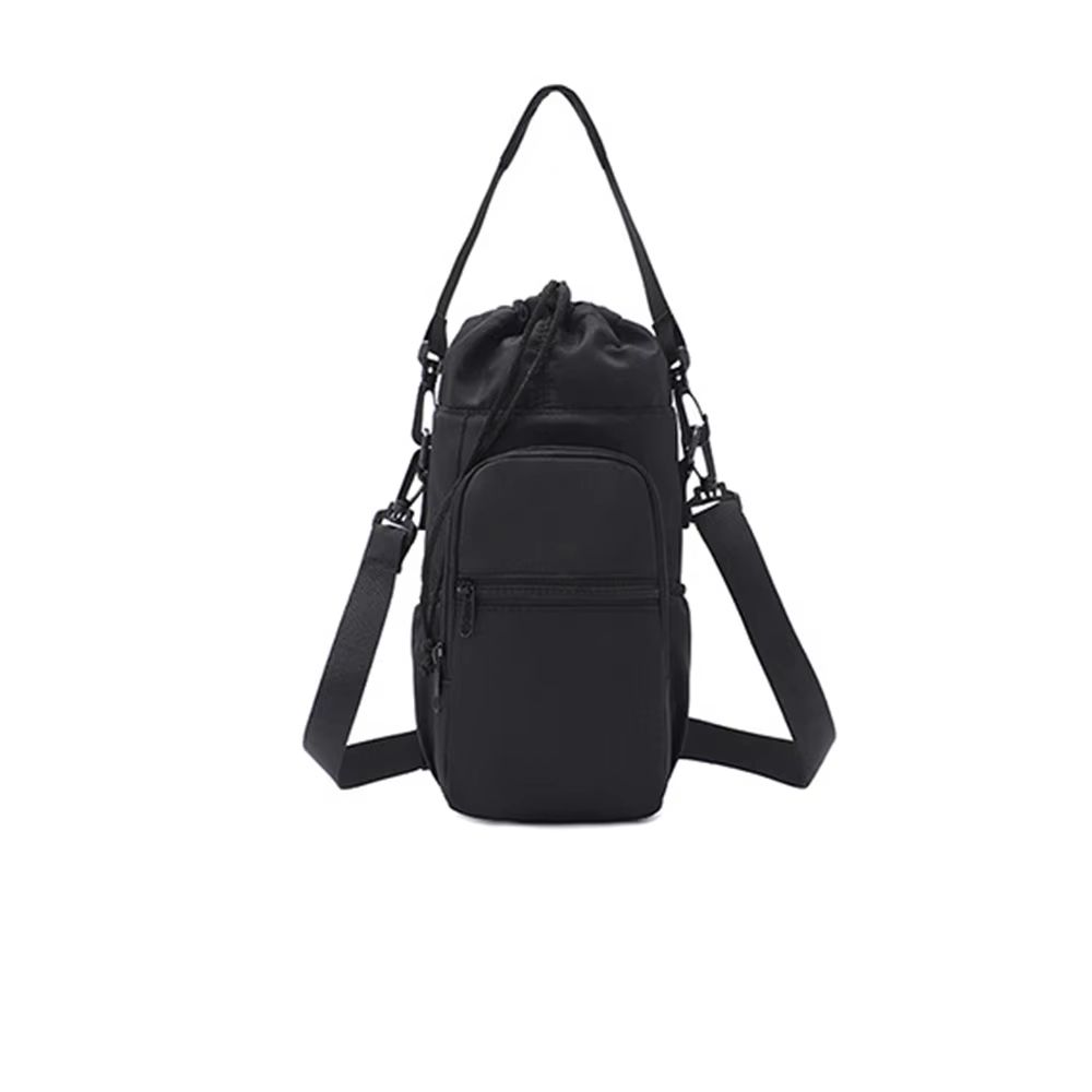 Insulated Crossbody Water Bottle Sling Bag with Phone Pocket