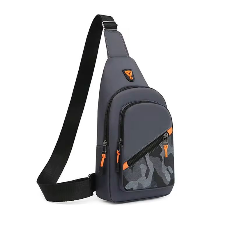 Men's Nylon Chest Bag Trendy Crossbody Shoulder Bag