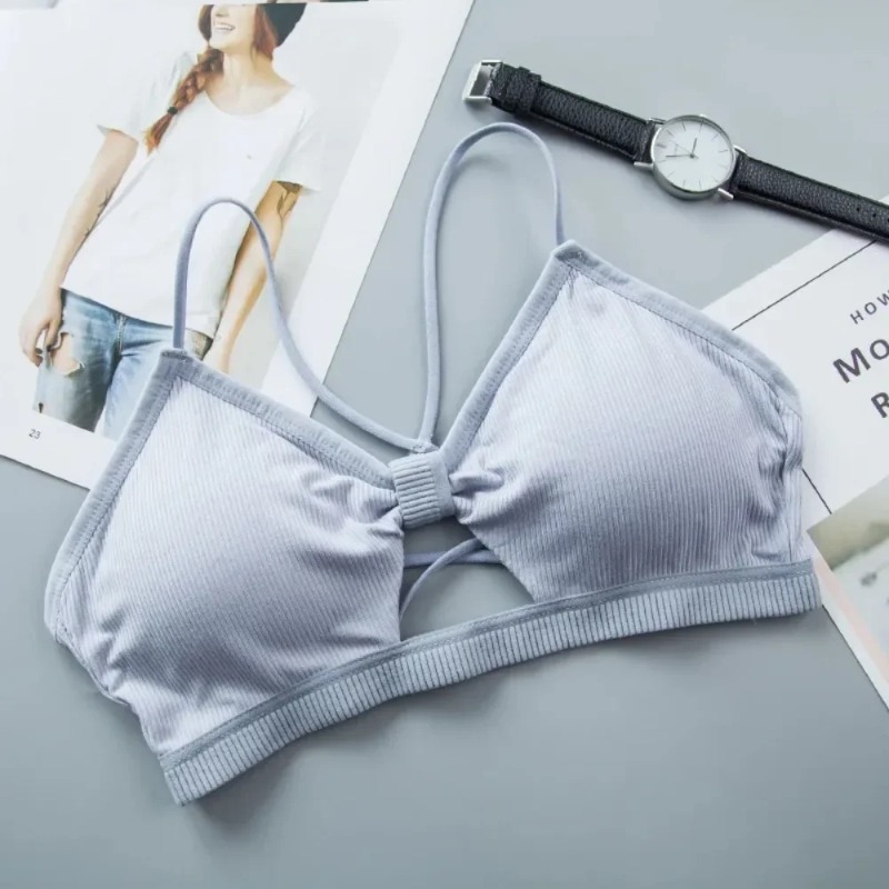 Women Cross Strap Sports Bra, Push Up Top, Yoga Gym Crop Tops, Breathable Bras, Fitness Tops, Femme Brassiere