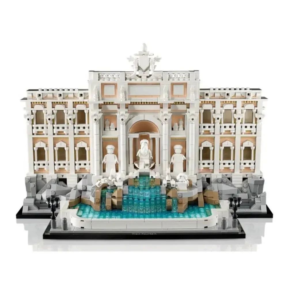 Trevi Fountain Architecture Building Blocks Set