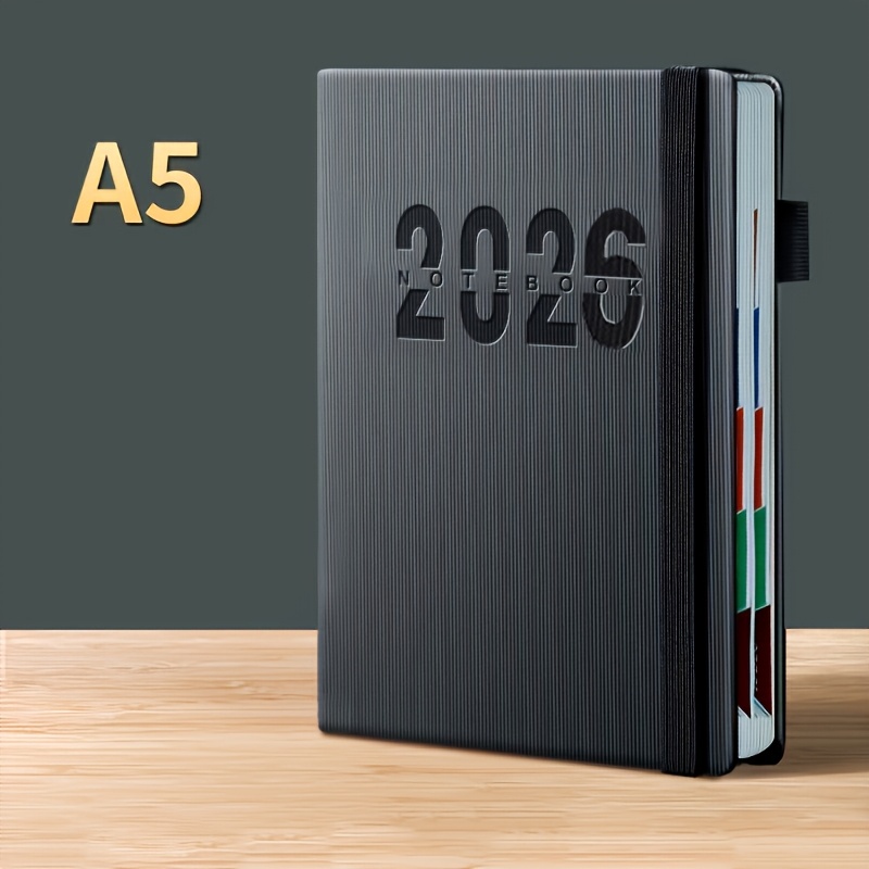 365 Day Planner New Calendar Log, Daily Plan for Office, Time Management Visual Organizer