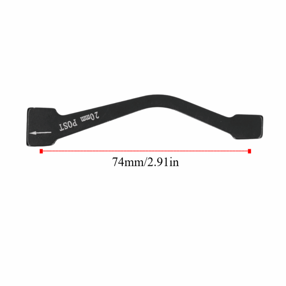 Post Mount Bike Front Disc Adapter, Aluminium Alloy Disc Brake Adapter