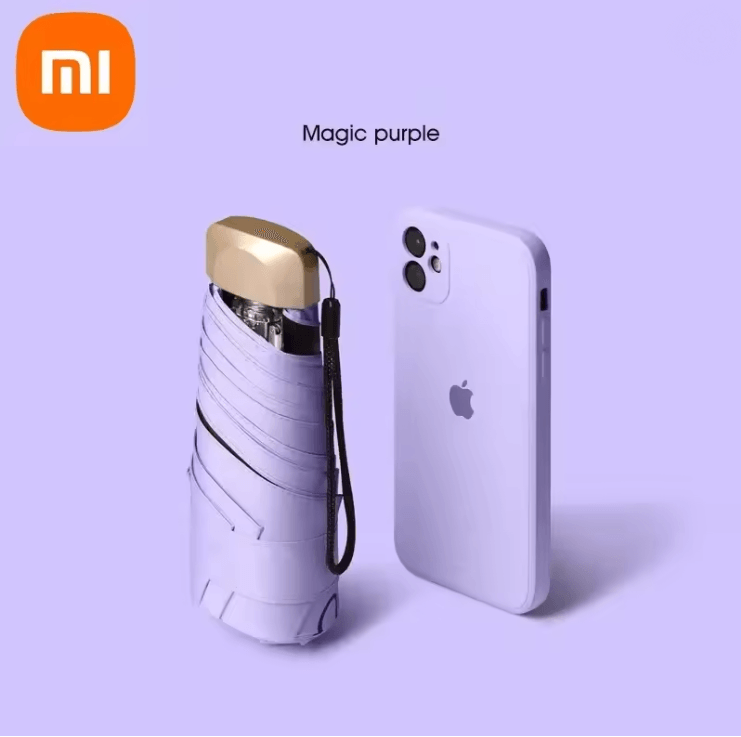 Xiaomi Capsule Mini Umbrella Ultra Light Dual Use Rain and UV Pocket Umbrella