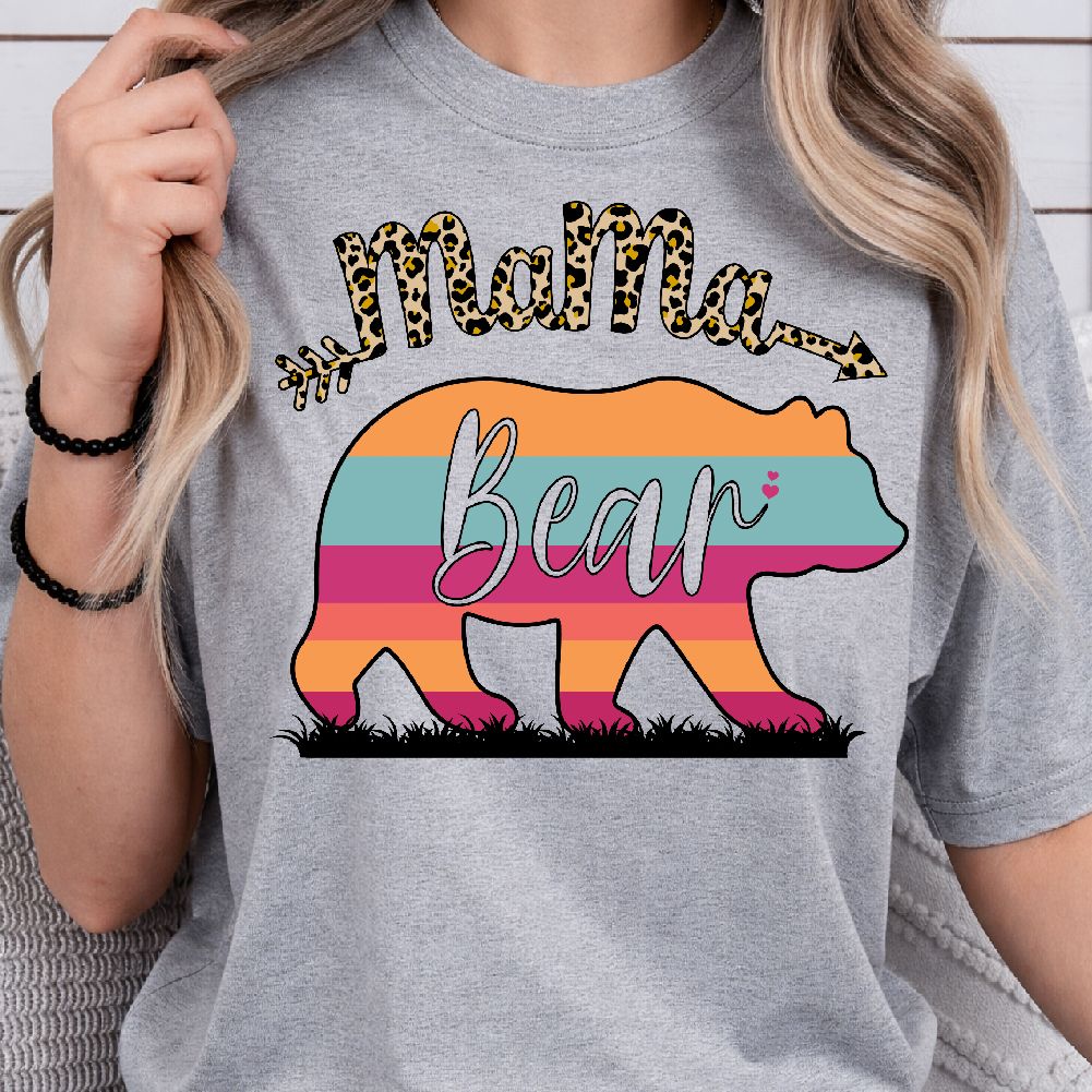 Mama Bear Shirt, Mama Bear T-Shirt, Mom Bear Shirt, Personalized Mama Tee