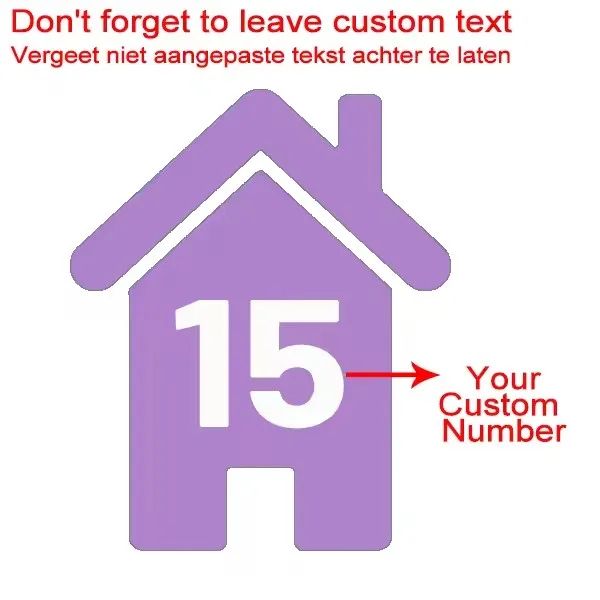 Custom Wheelie Bin Number Vinyl Stickers