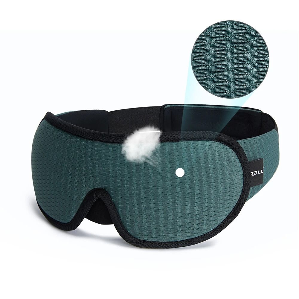 3D Contoured Total Blackout Sleep Mask