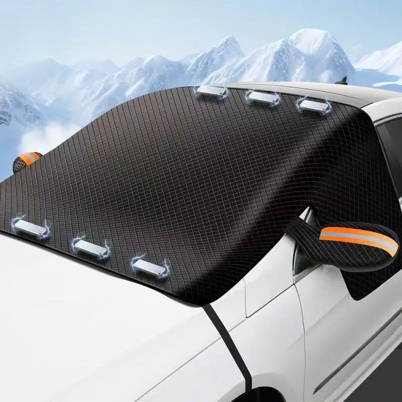 Magnetic Aluminum Car Snow & Sun Shield Cover