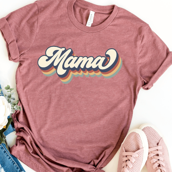 Retro Mama Shirt Vintage Mama Tee, Gift for Mom, Mom Life T-Shirt, Perfect Mother's Day Gift