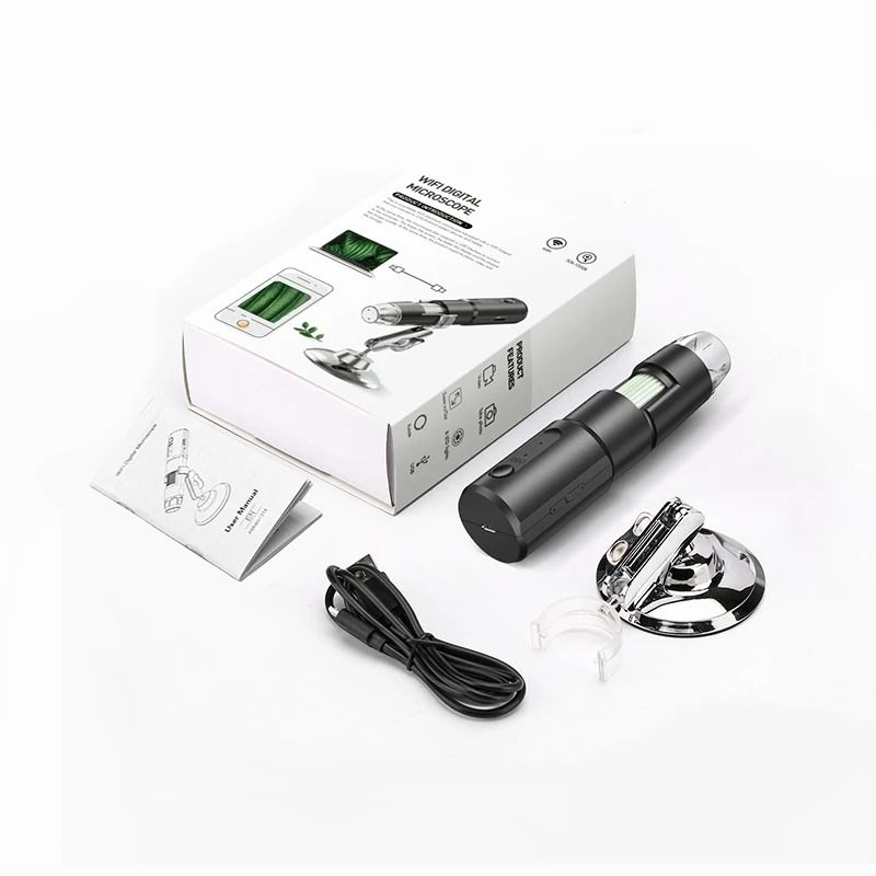 Wireless Digital Skin and Scalp Analyzer with WiFi Connection and High Precision Facial Magnifier Microscope