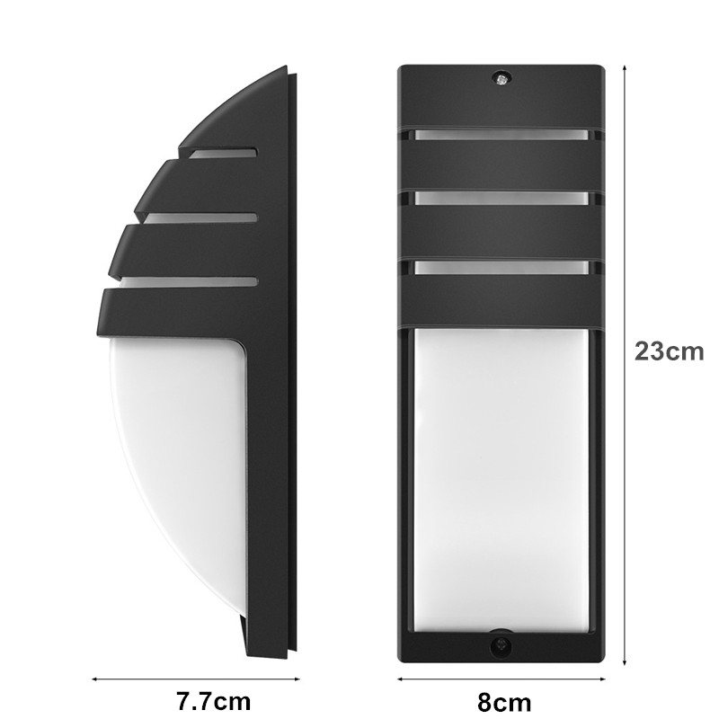 Aluminium LED Wall Lamp, Waterproof Outdoor Garden Porch Light, Sconce Balcony Wall Light, Yard Lighting Decor
