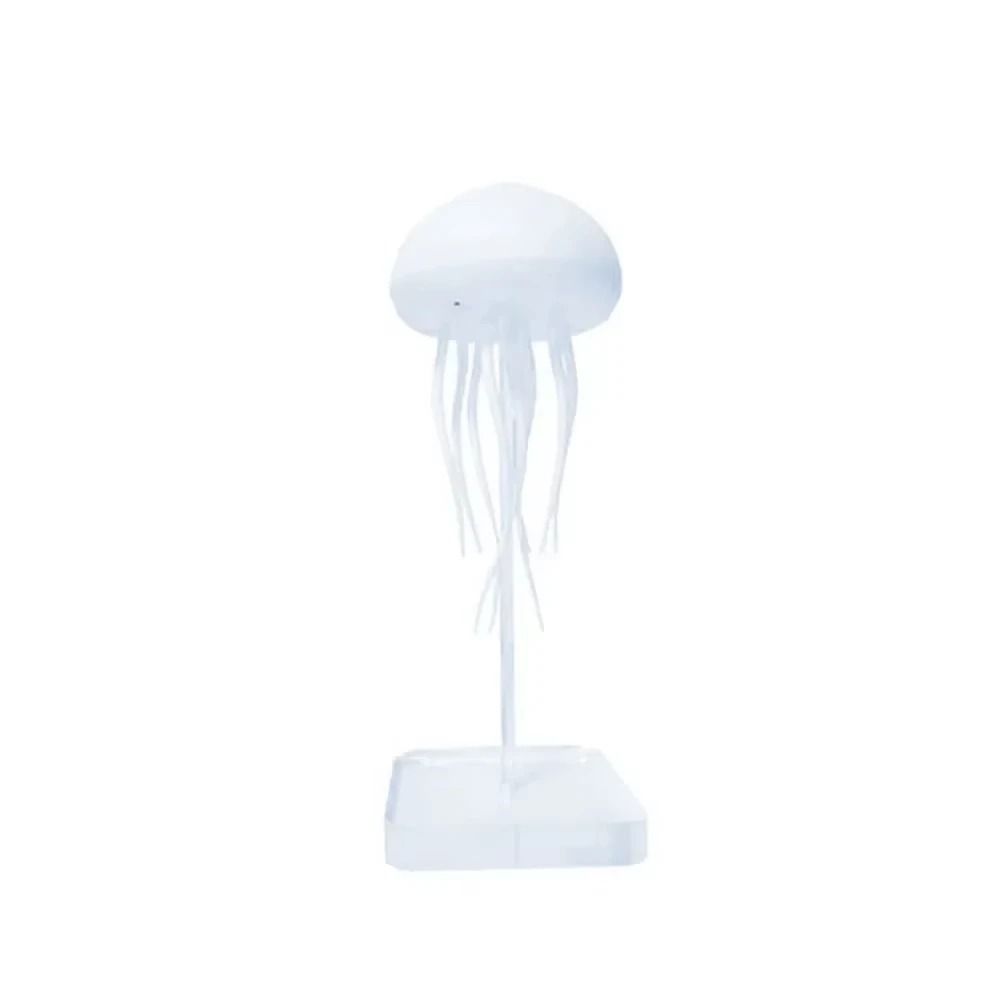 Cartoon Jellyfish 3D LED Night Light Voice Controlled RGB Table Lamp