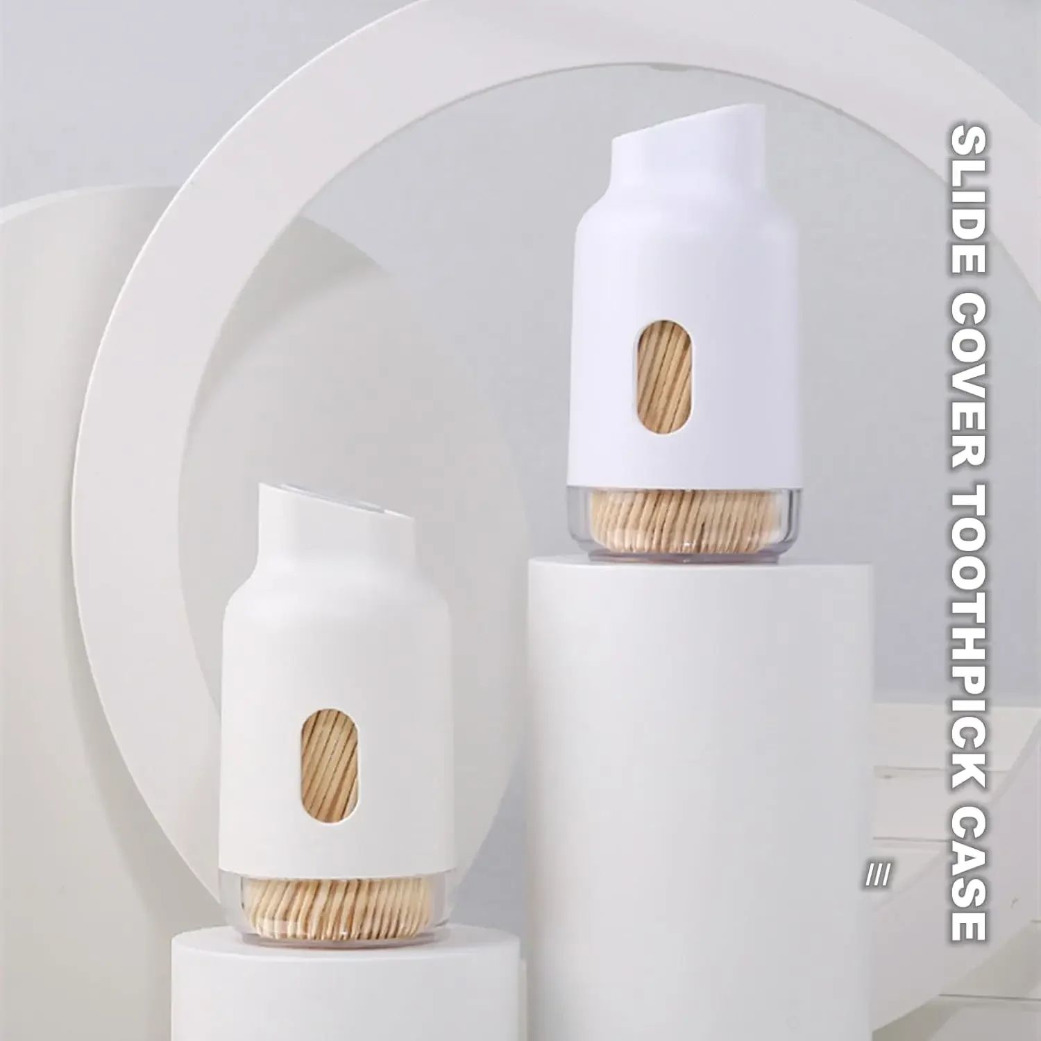 Elegant Portable Toothpick Storage & Large Capacity Toothpick Dispenser Box