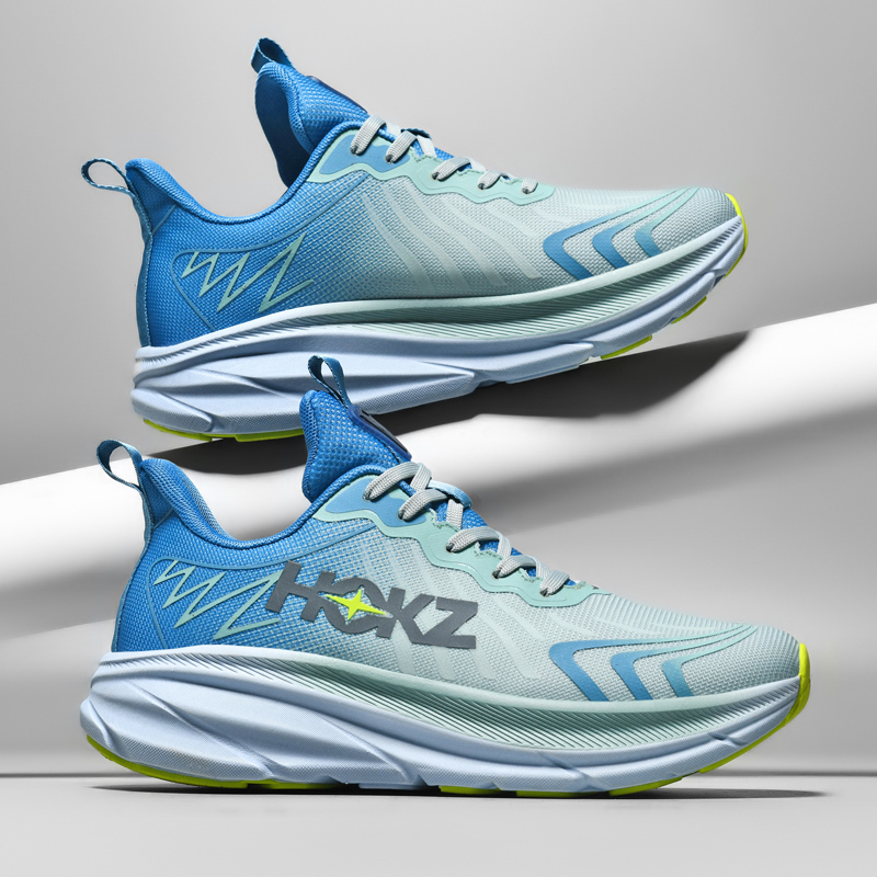 Men Breathable Running Shoes with Cushioning and Non-Slip Sole