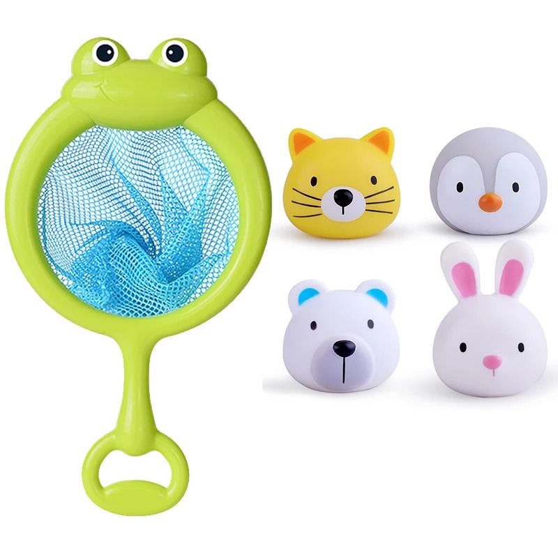 Luminous LED Animal Bath Toy with Water Induction