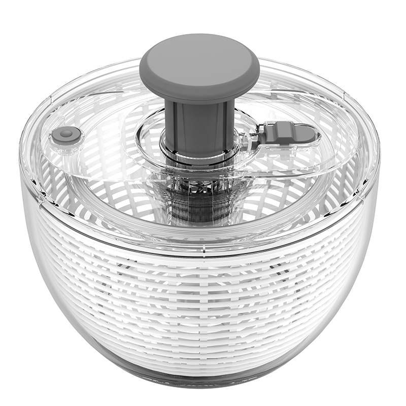 Large Lettuce Dryer QT Salad Spinner Easy Press One-Handed Vegetable Washer Mixer