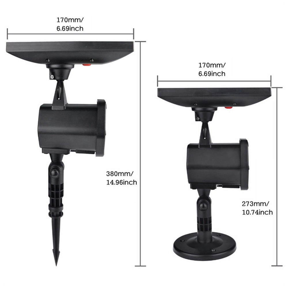 Solar USB Outdoor Waterproof Lawn Light, Laser Light Holiday Lamps, Long Standby Garden Path Landscape Lighting