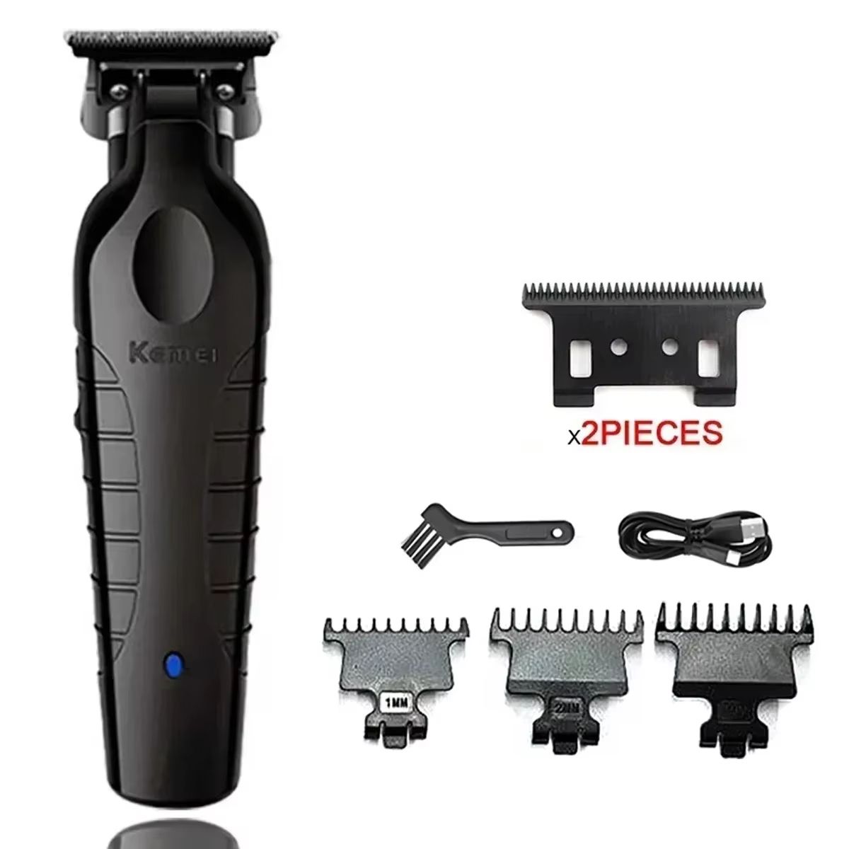 Kemei KM-2299 Professional Hair Clipper – Men's Hair Trimmer & Haircut Machine with Precision Cutting Blades