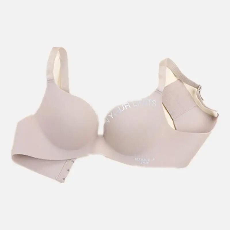 Alphabet Print Seamless Bralette