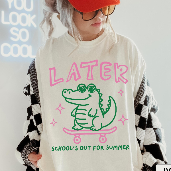 Last Day of School Shirt End of Year Teacher Shirt See You Later Alligator Teacher Summer Tee