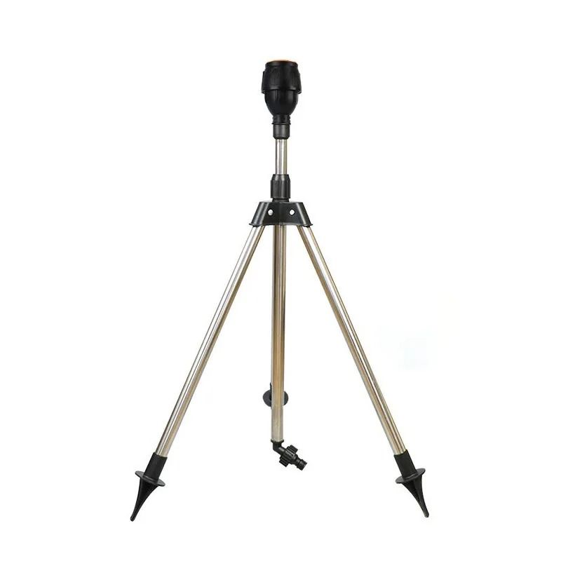 360 Degree Rotating Garden Sprinkler with Adjustable Stainless Steel Tripod Stand