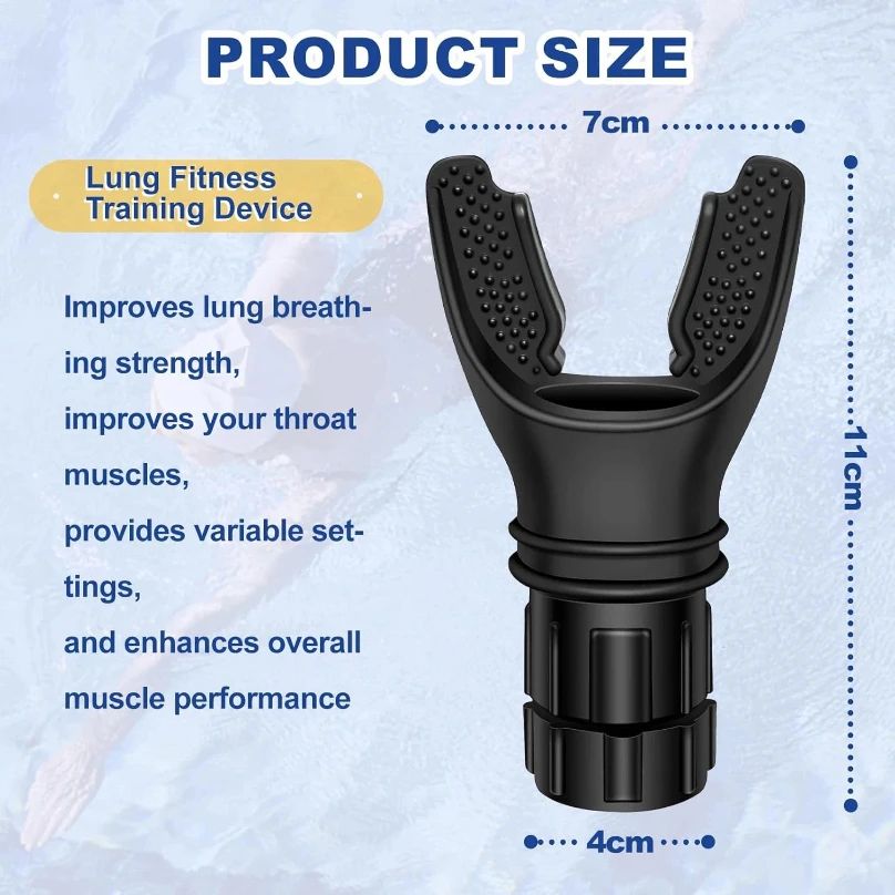 Adjustable Breathing Trainer Lung Capacity Exerciser Device