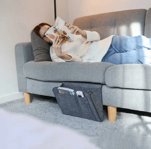 Felt Bedside Storage Organizer for Dorms, Sofas & Small Spaces