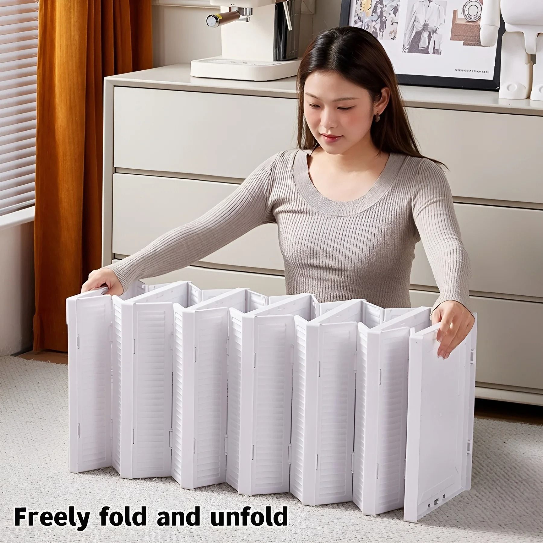6-Tier Modular High-Capacity Footwear Cabinet