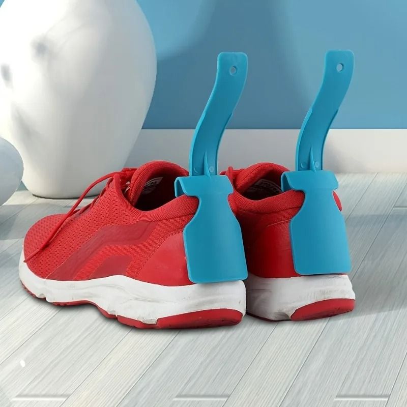 Shoe Aid Helper Two Piece Set Plastic Shoehorns For Easy On Off