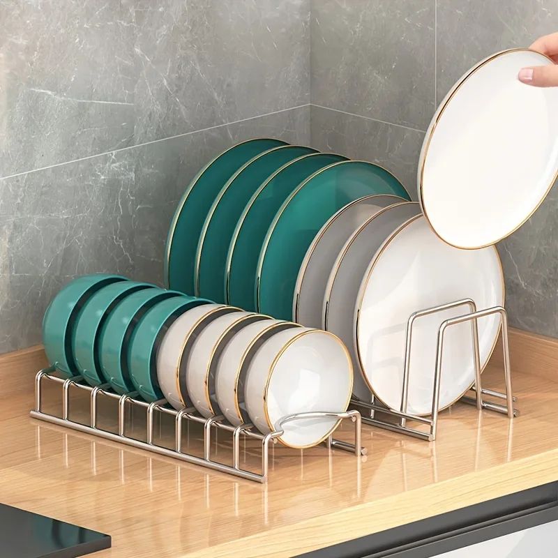 Expandable Small Dish Drying Rack with Drip Tray