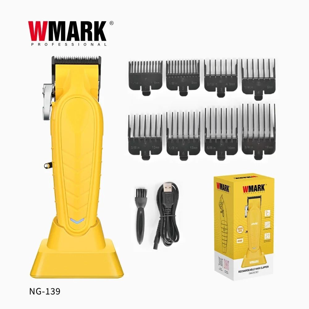 WMARK Hair Clipper NG 139 Professional Electric Hair Cutting Machine with Charging Base