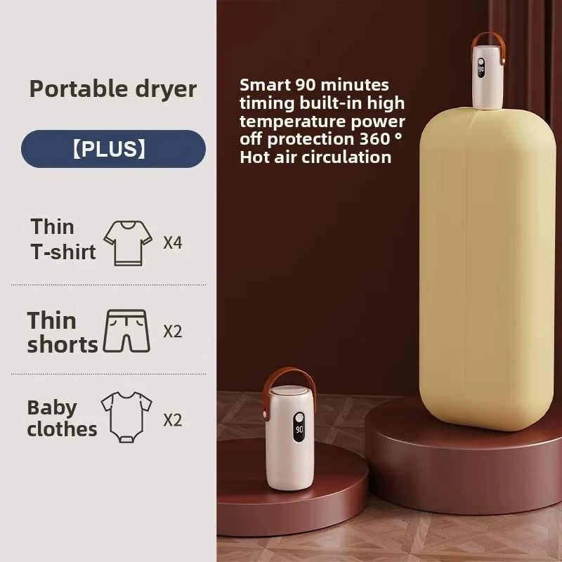 Foldable Electric Portable Clothes Dryer – Compact Rapid-Dry Hub – High-Yield Solution for Apartments & Travel
