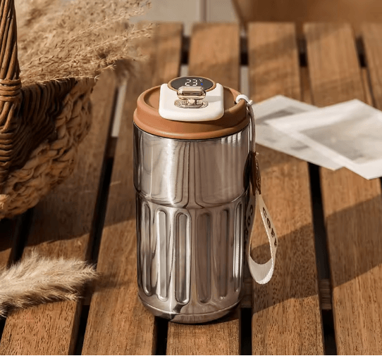 Smart Temperature Display Thermos Bottle Stainless Steel Vacuum Travel Mug
