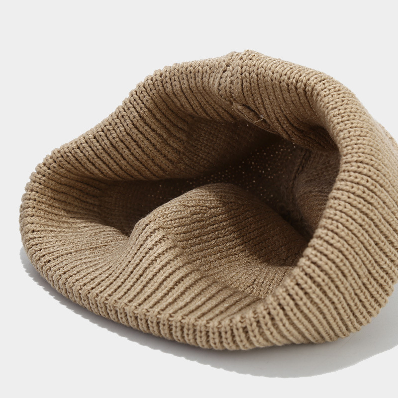 Skullcap Autumn Women Winter, Fisherman Beanies Hat, Hip Hop Knitted Hat