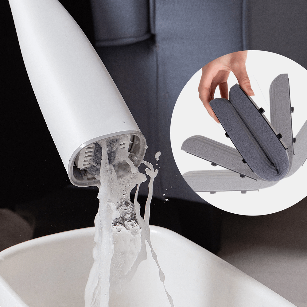 Automatic Self-Wringing Flat Mop