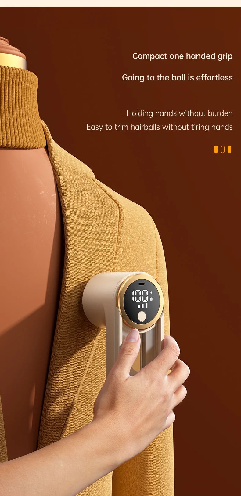 Rechargeable Fabric Shaver Lint Remover