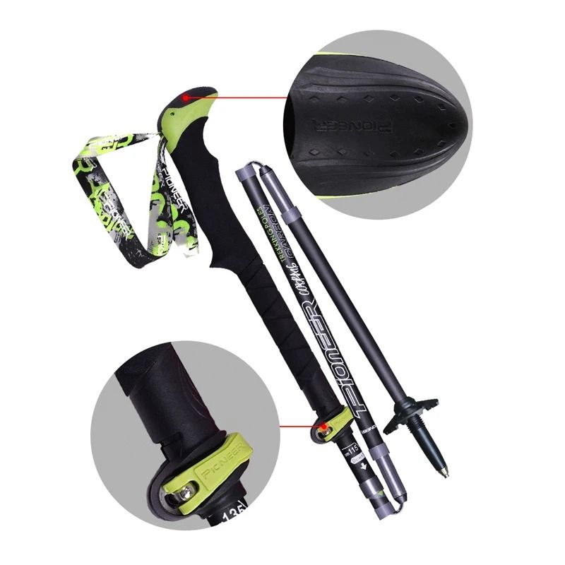 Carbon Fiber Ultralight Folding Trekking Pole