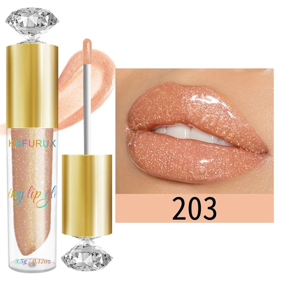 Moisturizing Diamond Shimmer Glitter Lip Gloss