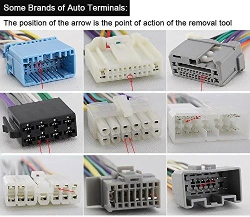 Car Connector Pin Removal Tool Kit Terminal Pin Extractor Set for Wiring Repair