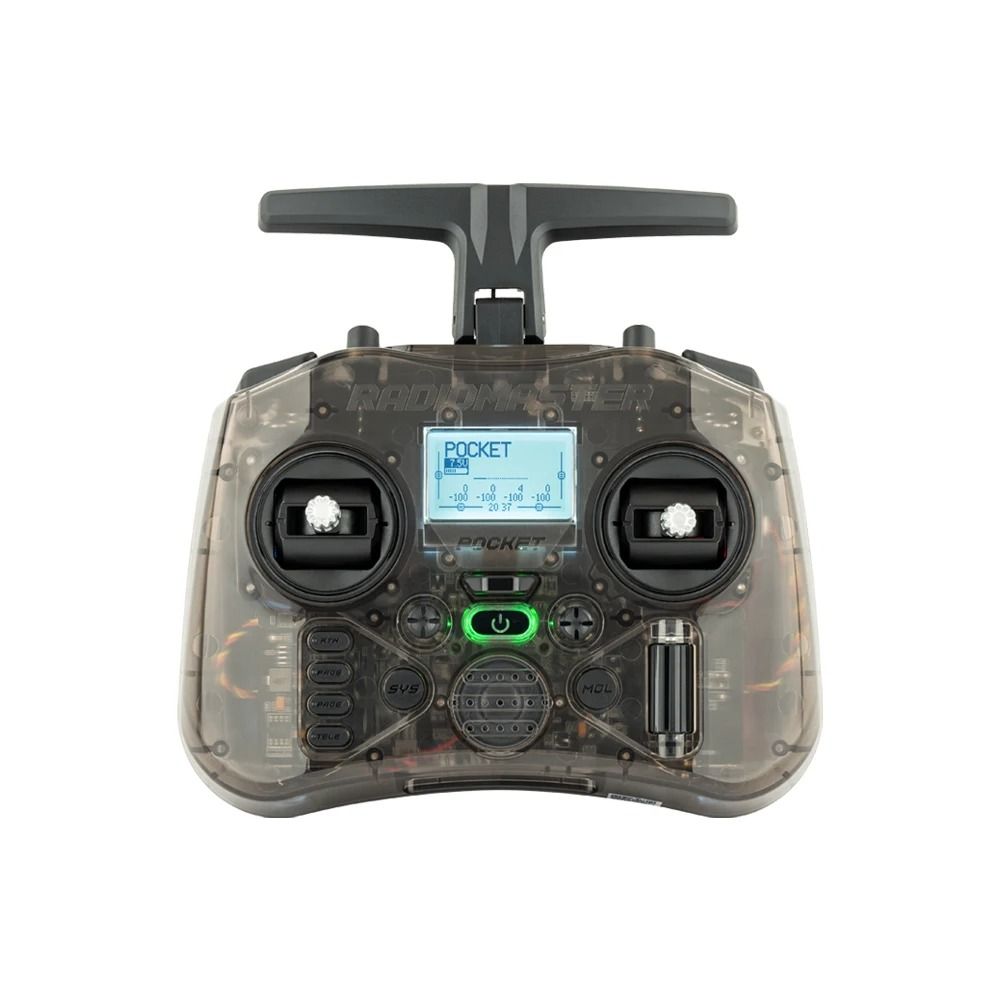 Radiomaster Pocket Hall Gimbal Transmitter | Lightweight Portable Remote Control with Foldable Antenna