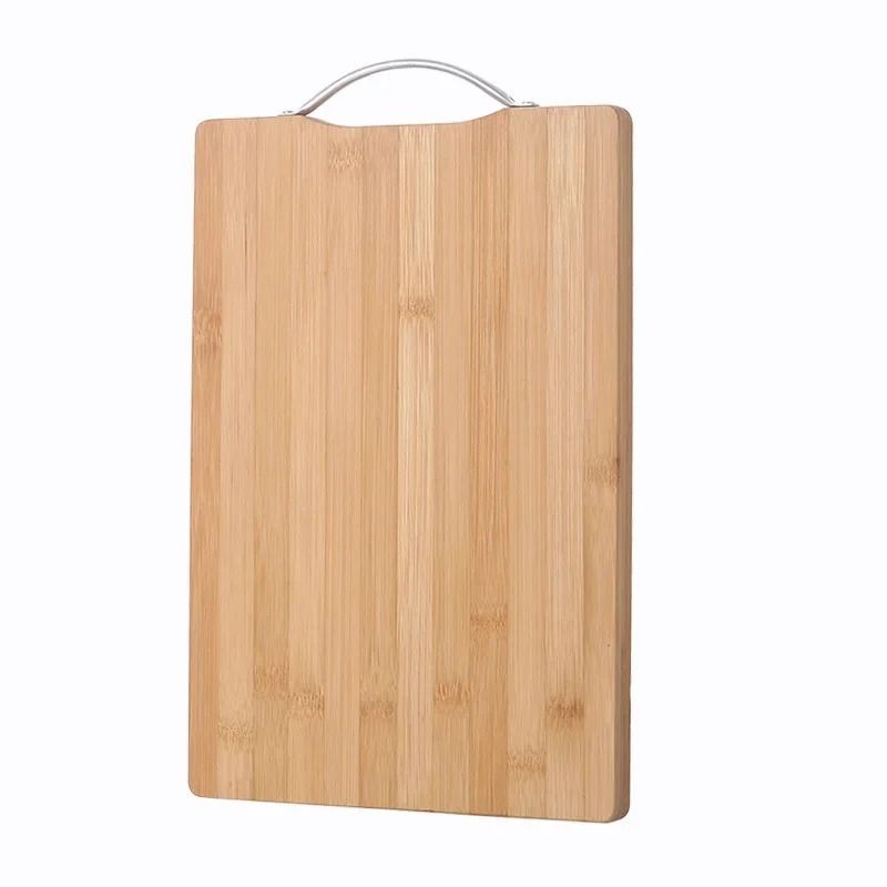 Natural Bamboo Cutting Board Large Double Sided Solid Wood Board