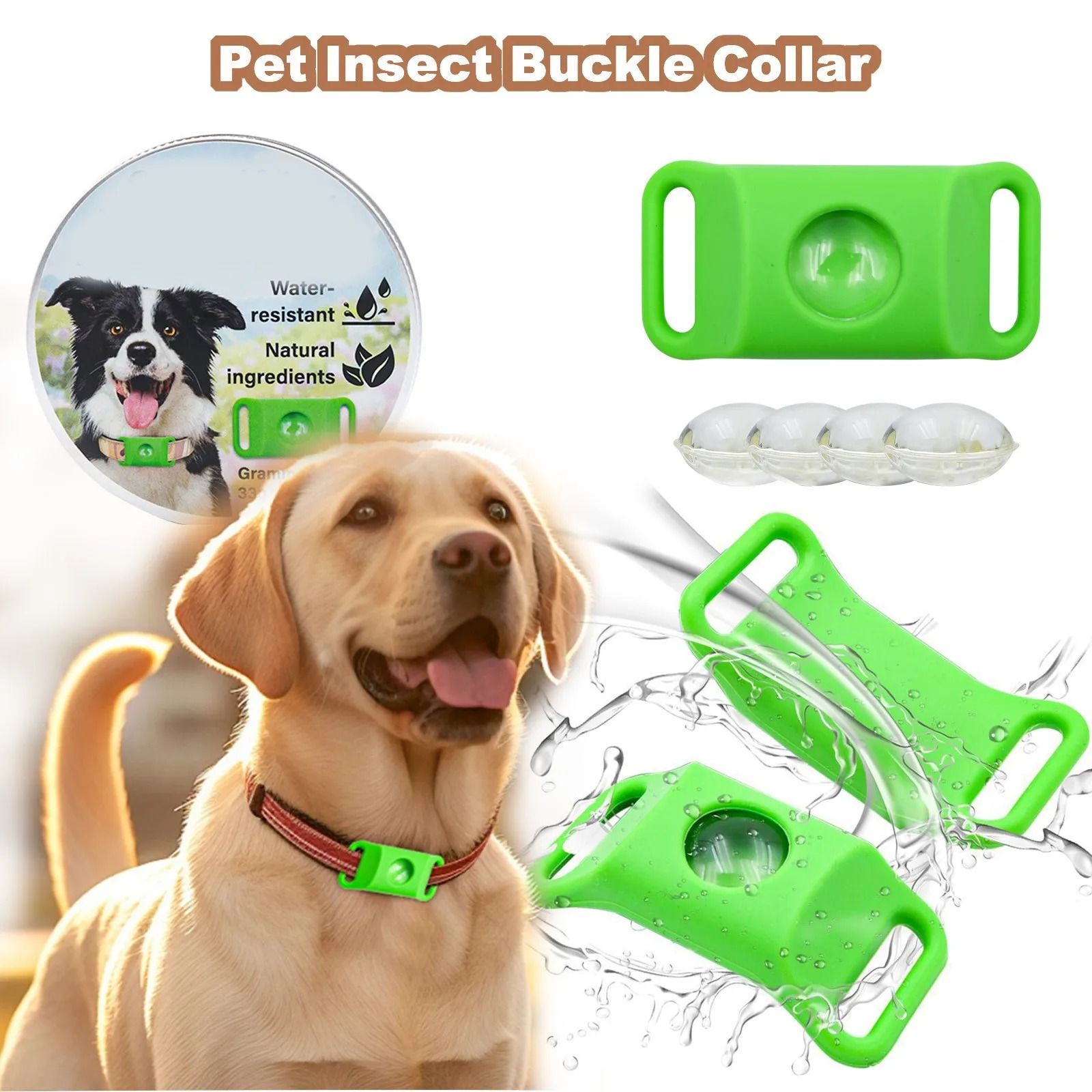 Pet Insect Buckle Collar for Flea Tick and Mosquito Protection