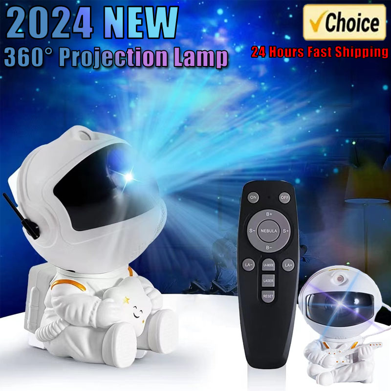 Astronaut Galaxy Projector Star Projector, Space Buddy Galaxy Night Light with Nebula Remote Control for Bedroom & Home