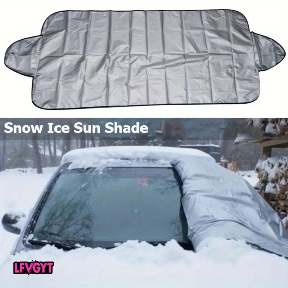 Universal Windshield Snow Cover for Cars & SUVs – Ice Frost Rain Sun Shield, No-Scrape Winter Windshield Protector