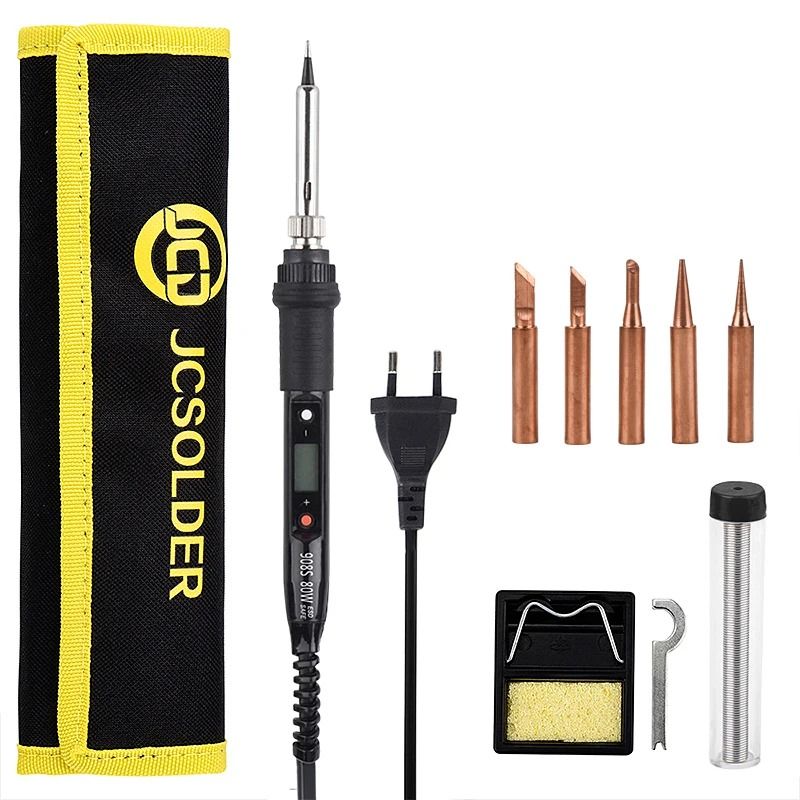 Digital Adjustable Temperature Soldering Iron with LCD Display