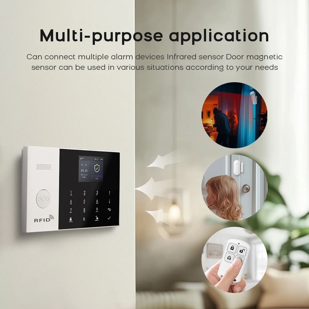 PGST Residential Tuya Smart GSM & WiFi Home Alarm System
