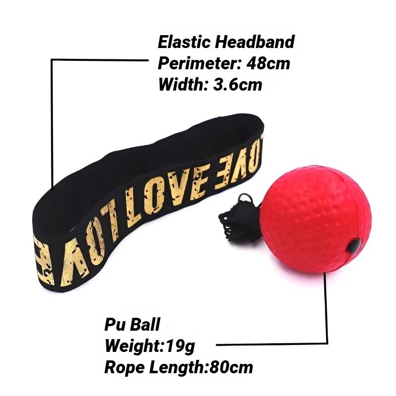 Head Mounted Boxing Speed Training Ball
