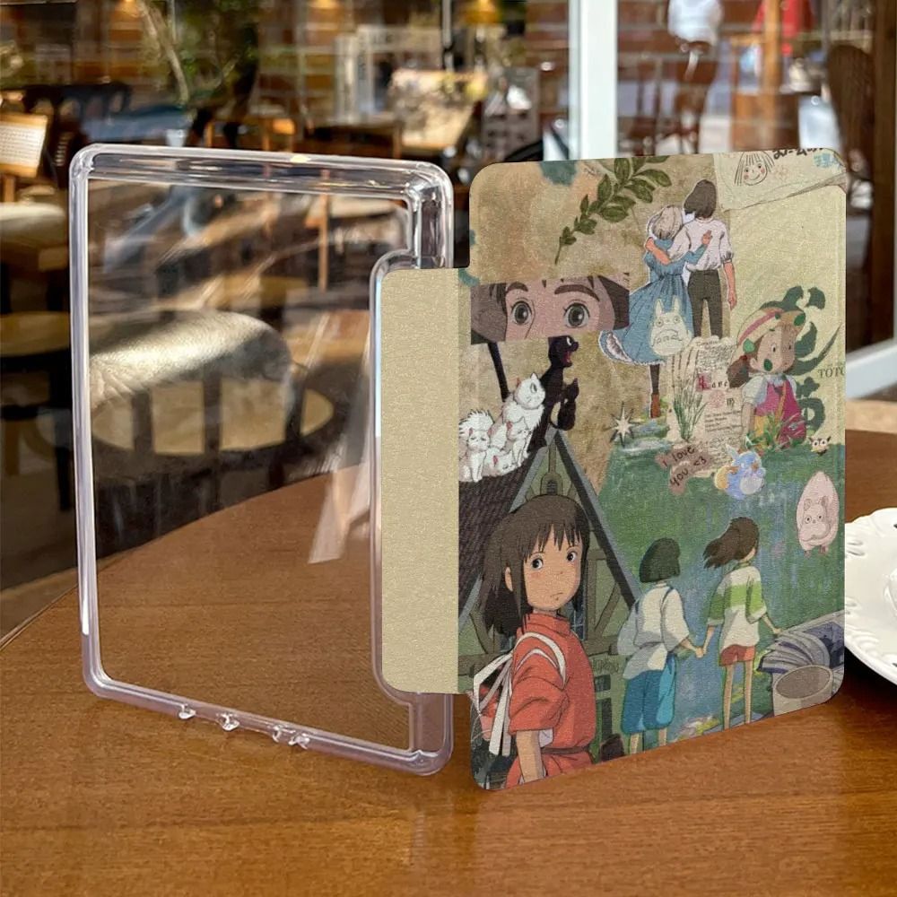 Acrylic Back Shell Kindle Case with Hand Strap