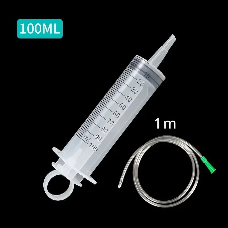 Large Capacity Reusable Syringe Oil Pump with Hose